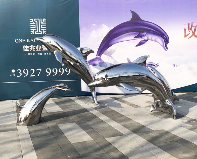 園林不銹鋼雕塑擺件
